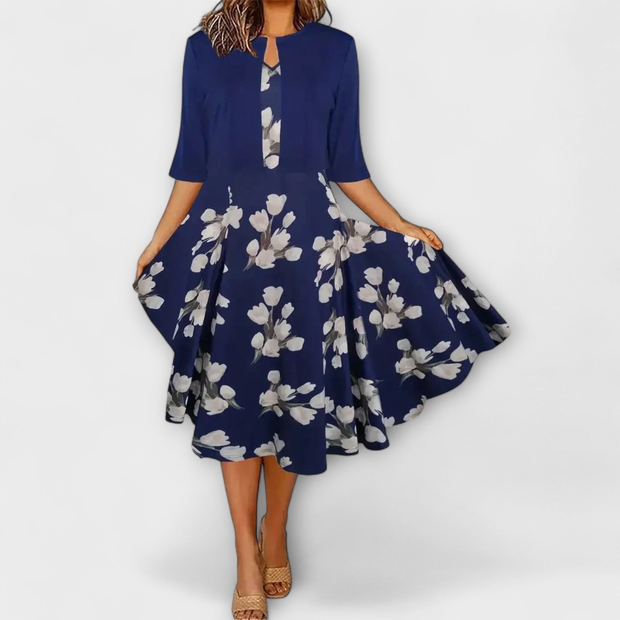 Women's Midi Dress with Jacket