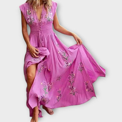 Felizia – Boho Dress with Charming Embroidery