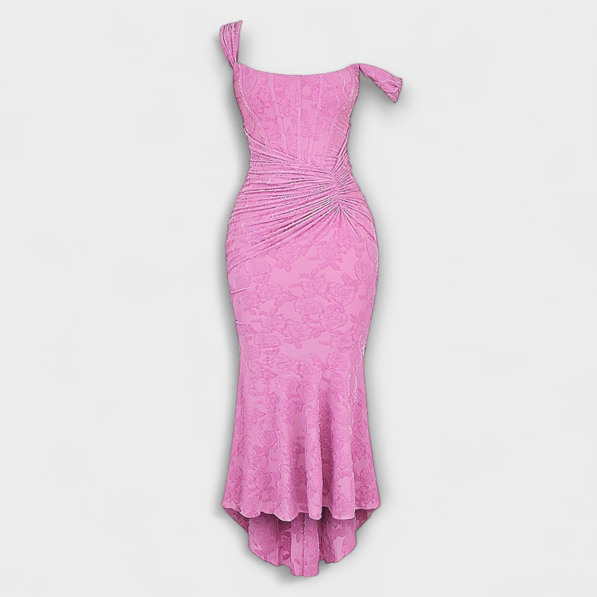 Renske - Long dress with an elegant and sophisticated bodice